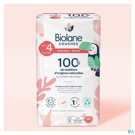 BIOLANE COUCHE CULOTTE ECO T4 X42