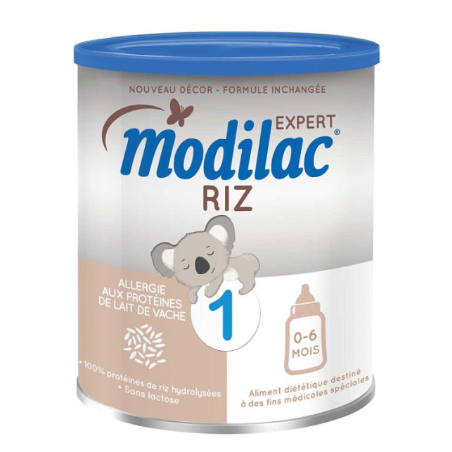 Modilac Expert Riz 1 Lait En Poudre 0-6 Mois 800g