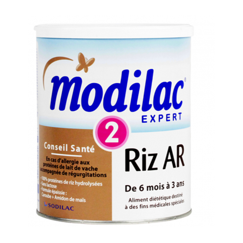 Modilac Riz AR 2 lait 6 mois à 3 ans 800g