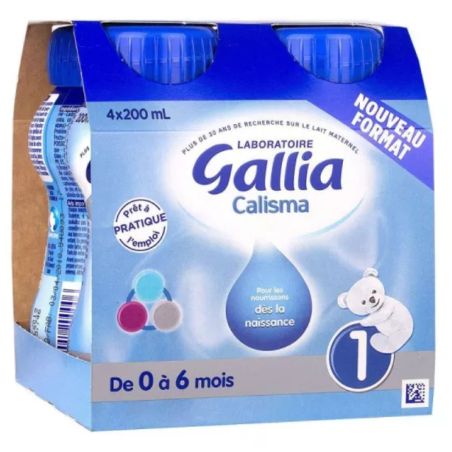 Gallia Calisma 1er Age 4x200ml