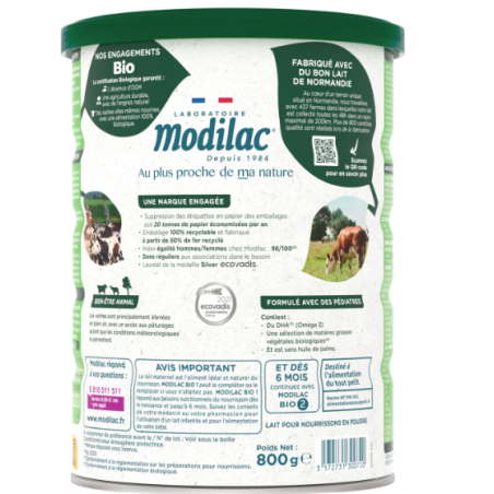 MODILAC BIO 1 800G