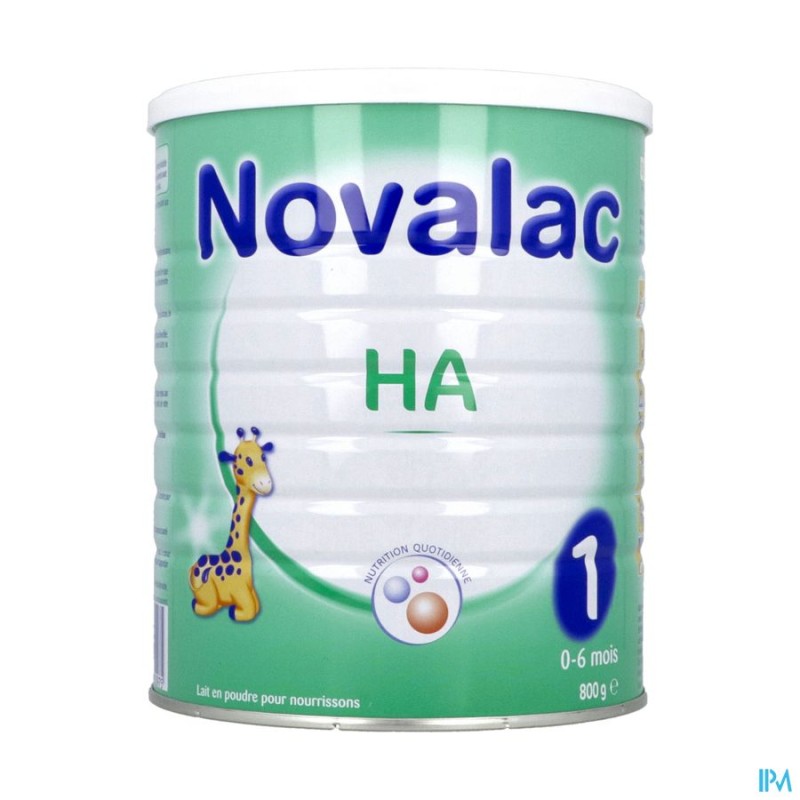 NOVALAC HYPOALLERG 1AGE LAIT800