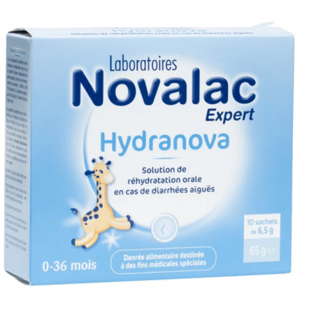 Novalac Hydranova Solution de réhydratation orale sachets