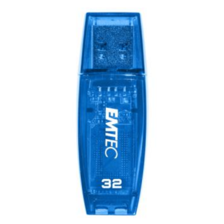 Clé USB 2.0 Emtec C410 32 Go Bleu