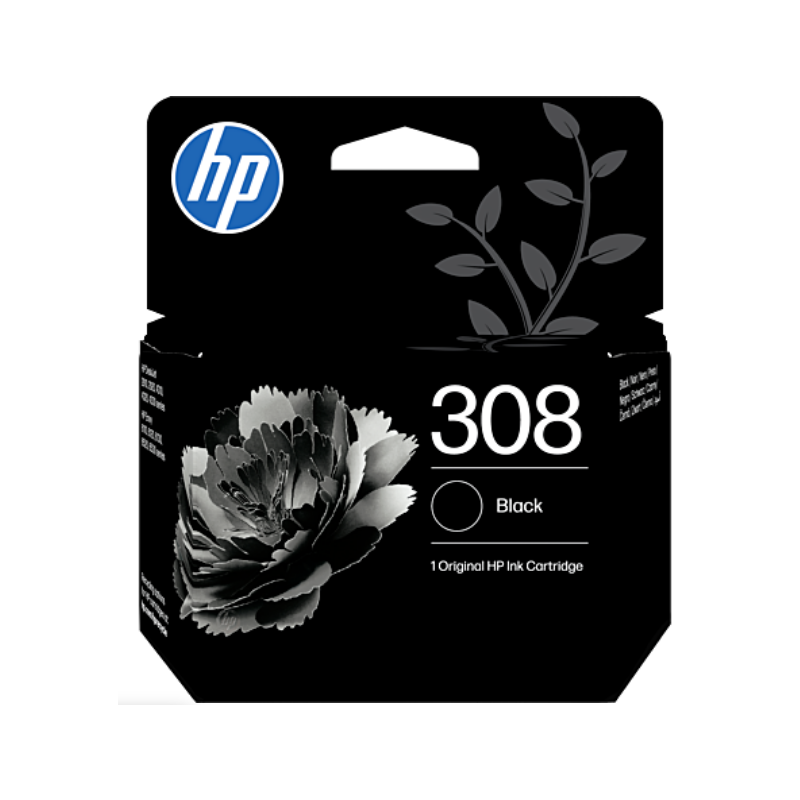 HP 308 Cartouche d’encre authentique Noir