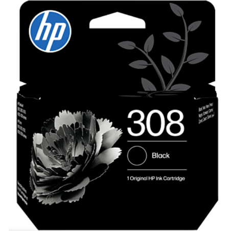 HP 308 Cartouche d’encre authentique Noir