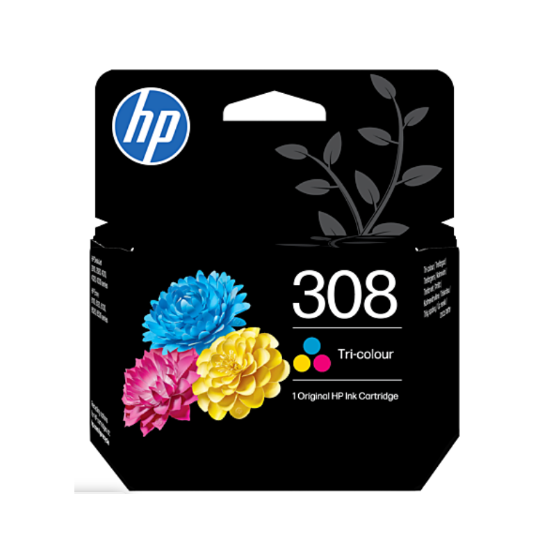 HP 308 Cartouche d’encre authentique Trois couleurs