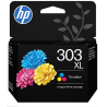 HP Cartouche d’encre trois couleurs 303XL grande capacité authentique
