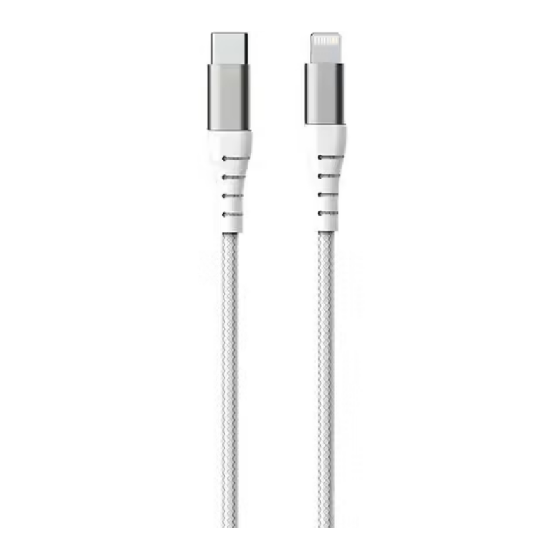 Câble USB-C vers Lightning - Nylon tressé - 15 000 flexions FORCE PW L