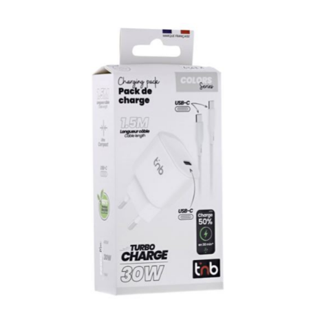 PACK BLOC ET CABLE USBC BL