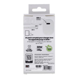 PACK BLOC ET CABLE USBC BL