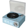 Bigben Sveglia Retrò (Corrente Elettrica), Altoparlante Bluetooth, Blu