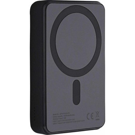 T'nB PBUMAG10 (10000mAh, 20W), Powerbank, Grigio