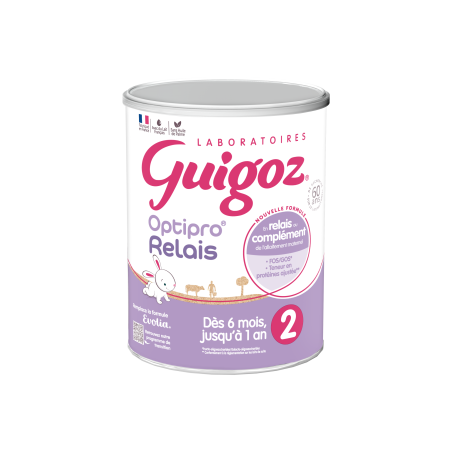 GUIGOZ Optipro Relais 2 / Evolia a2 2ème âge, boîte de 800 g