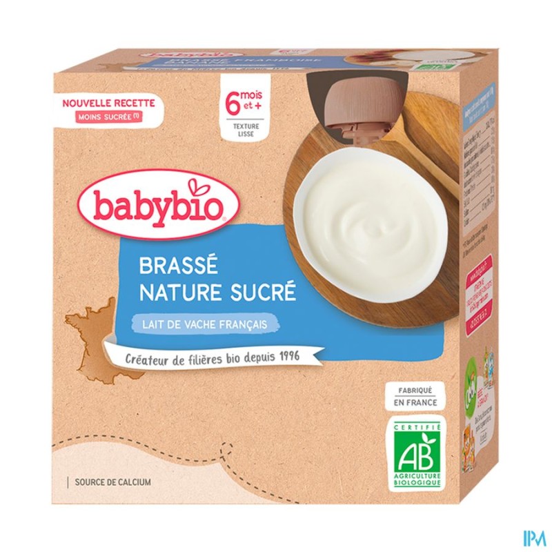 BABYBIO GOURD BRASS NATURE 4X85G