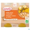 BABYBIO MENU LEGUME POULET 2X200G