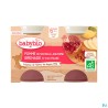 BABYBIO POMME/GRENADE POT 2X130G