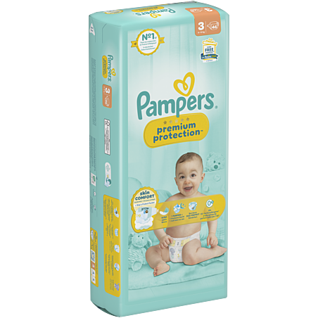 Pampers Premium Protection Taille 3 46 Couches 6kg-10kg