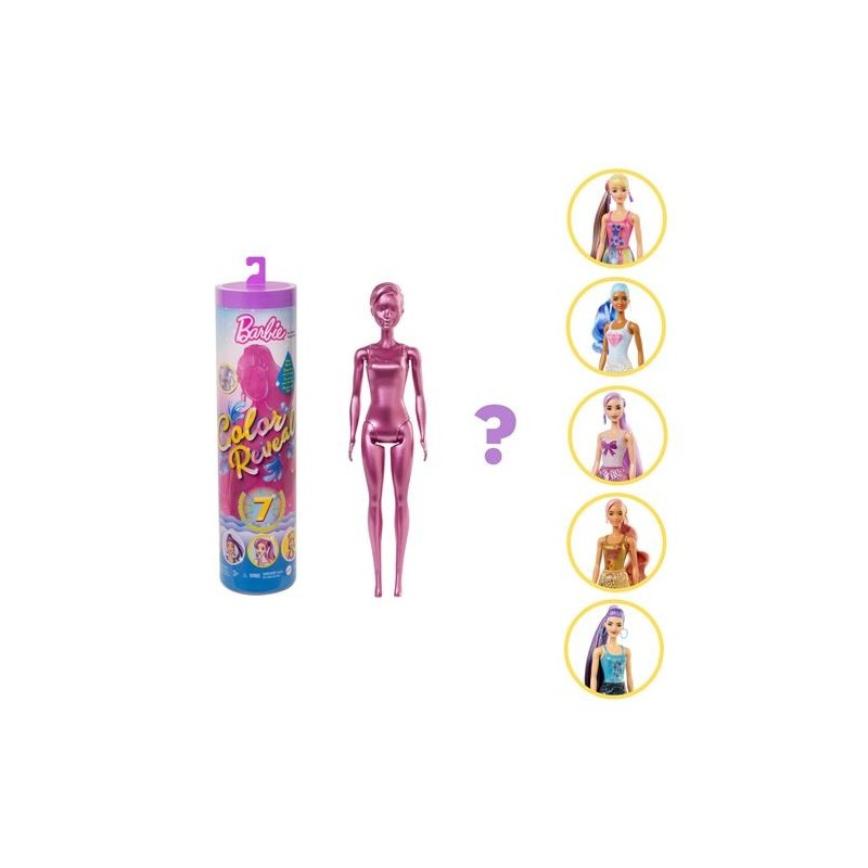 Poupée mystère Barbie color Reveal modèle aléatoire - Mattel