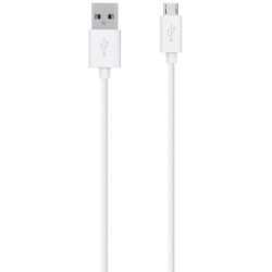 CABLE MICRO USB BLANC 2M...