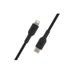 Câble Lightning/USB-C Belkin USB-C 1m tressé noir