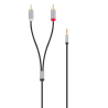Câble jack 3,5mm mâle / 2 RCA mâle 1,2m