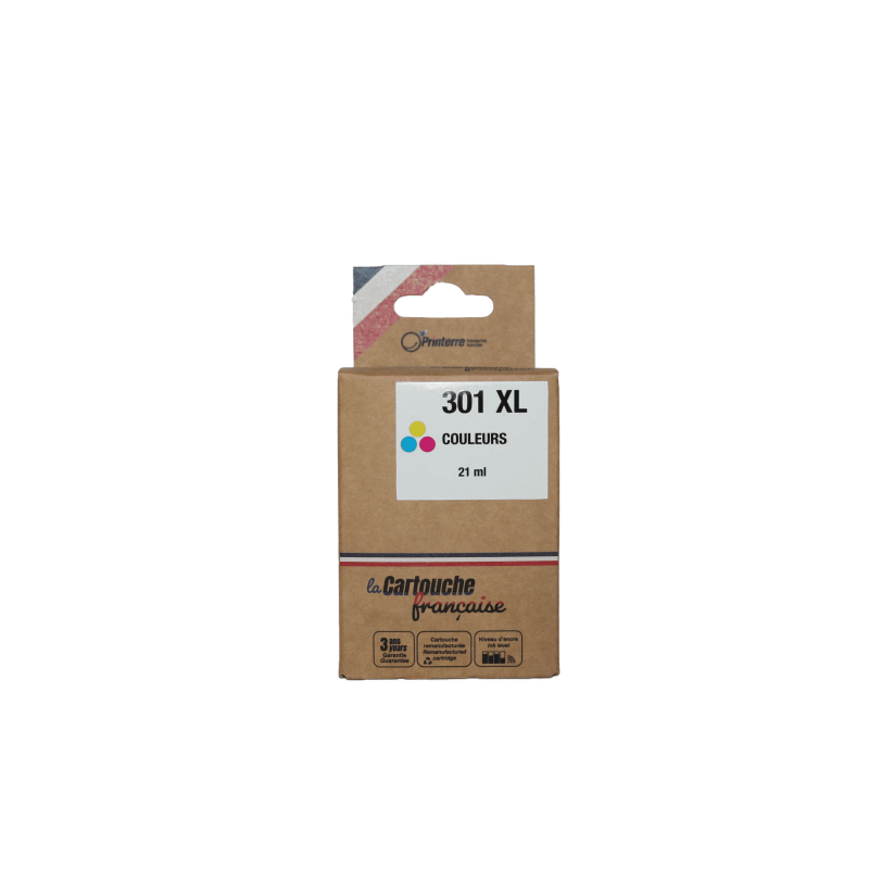 Cartouche d'encre - COMPATIBLE - HP 301XL COULEURS
