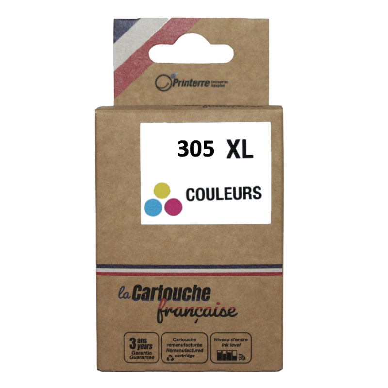Cartouche d'encre - COMPATIBLE - HP 305XL COULEURS