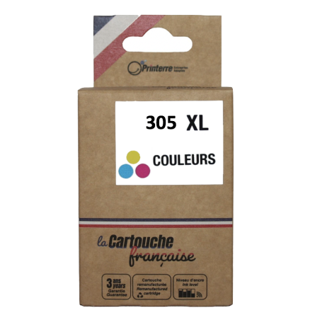 Cartouche d'encre - COMPATIBLE - HP 305XL COULEURS