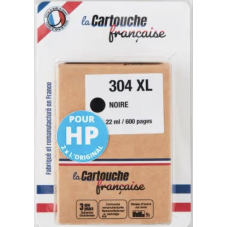 Cartouche d'encre - COMPATIBLE - HP 304XL NOIR