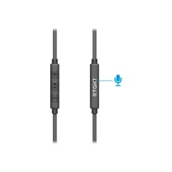 Ecouteur filaires salto + adaptateur et jack 3,5mm Ryght noir