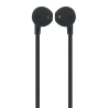 Ecouteurs filaire Bigben câble plat - Jack 3,5mm - micro - Noir