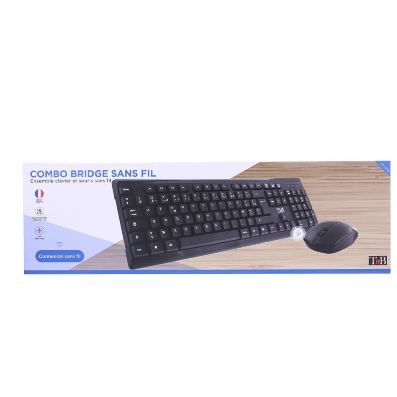PACK CLAVIER ET SOURIS SANS FIL - TnB