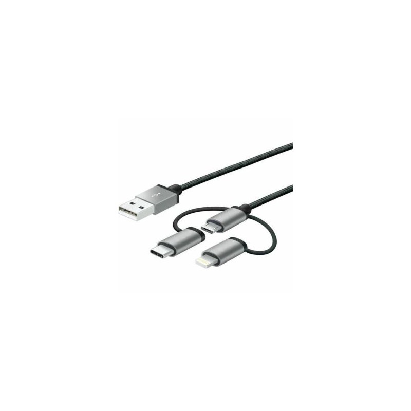 Câble de recharge Mobility Lab USB 3-en-1 vers Micro USB