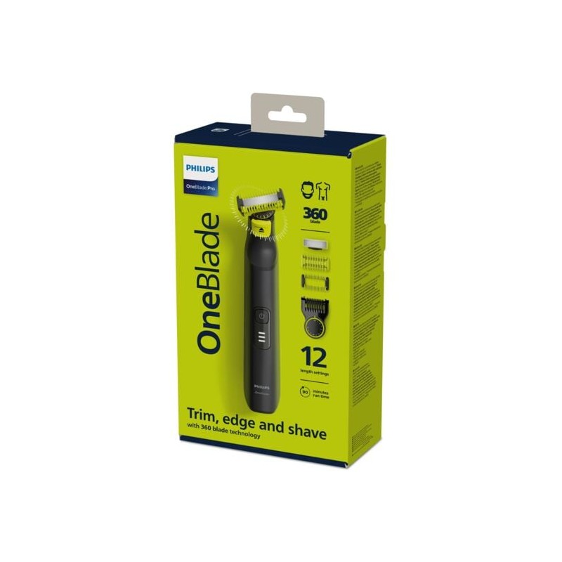 Tondeuse Visage et Corps - QP6541/16 - Noir/Vert PHILIPS