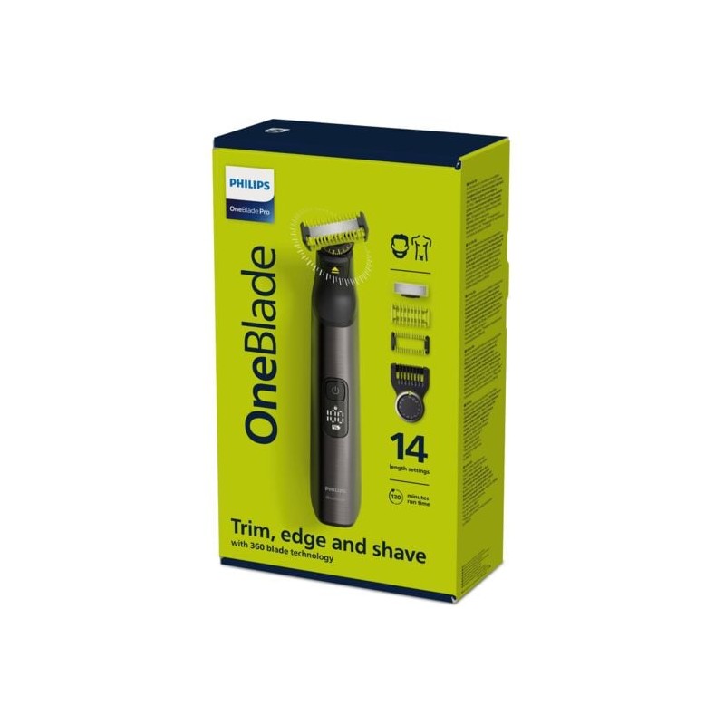 Tondeuse Visage et Corps - QP6551/15 - Noir/Vert PHILIPS
