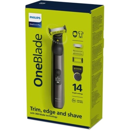 Tondeuse Visage et Corps - QP6551/15 - Noir/Vert PHILIPS