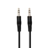 CORDON JACK 3,5MM STEREO MÂLE/MÂLE NOIR 2M