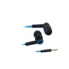 ECOUTEURS INTRA-AURICULAIRES CABLE PLAT BLEU