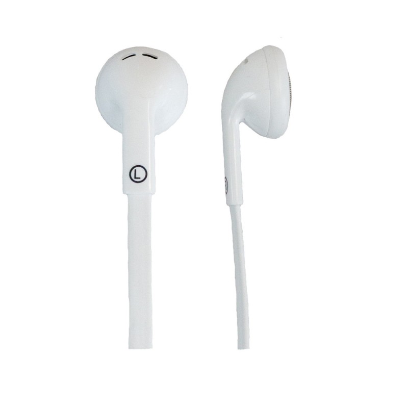 ECOUTEURS PLATS BLANCS