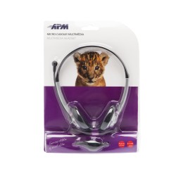 Micro Casque 2 oreillettes + contrôle volume