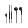 ECOUTEURS INTRA AURICULAIRES TYPE-C AVEC TELECOMMANDE NOIR