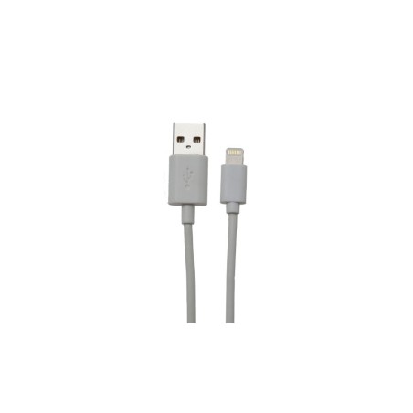 CABLE LIGHTNING MFI BLANC 1M
