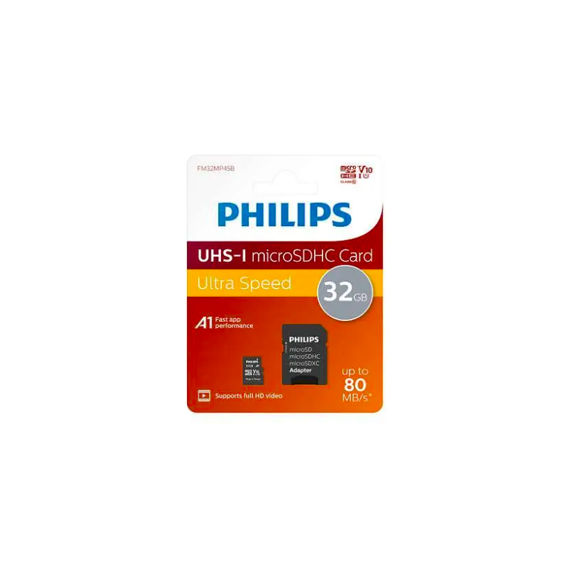 PHILIPS MICRO SDHC 32GO CL10