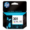 Cartouche d'encre HP 301 Couleurs
