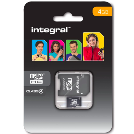 MICRO SD 4GO + ADAPTATEUR