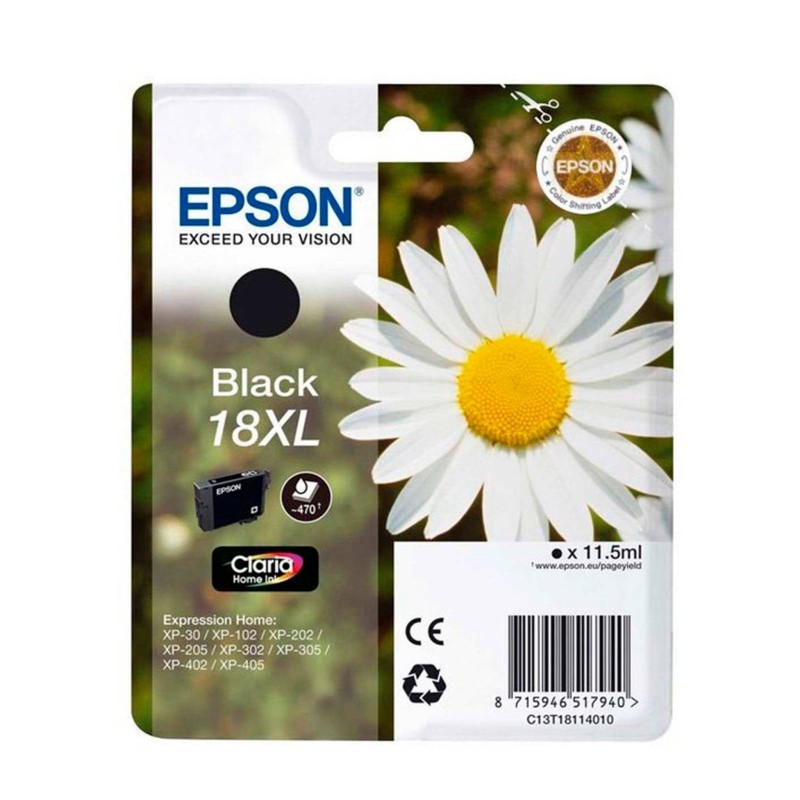 Cartouche d'encre Paquerette Epson T1811 XL Noir