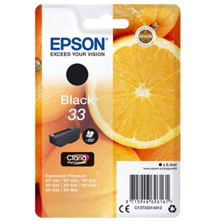 CARTOUCHE EPSON ORANGES NOIR