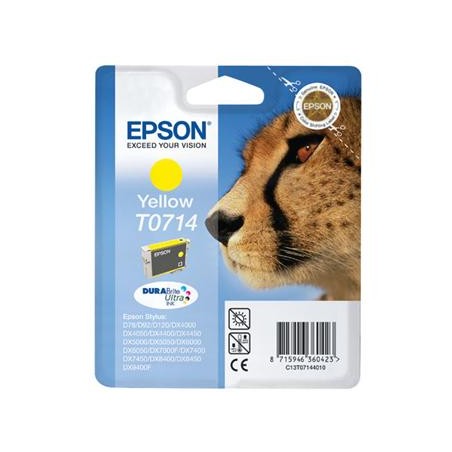 CARTOUCHE EPSON GUEPARD T0714 JAUNE