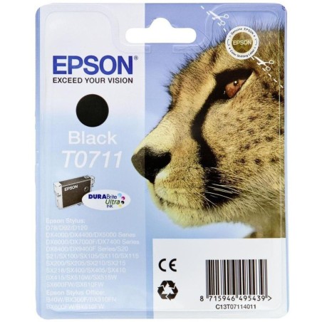 Cartouche d'encre Epson Guepard T0711 Noir